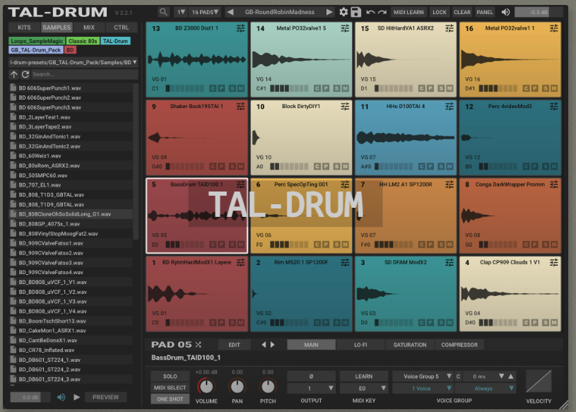 TAL-Togu Audio line Drum